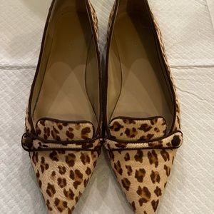 Ann Taylor Leopard Print Flats